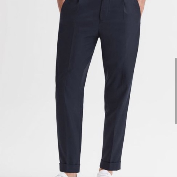 Reiss Brighton drawstring pants in Navy .. W 32 - Picture 3 of 8